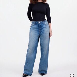 Madewell curvy low slung baggy jeans